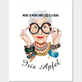 Iris Apfel More Is More Funny Quotes Posters and Art